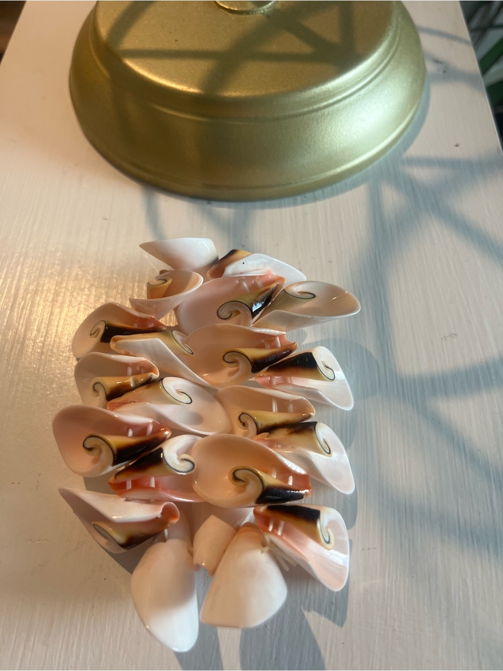 Pink Shell Cluster bracelet - Picture 4 of 7